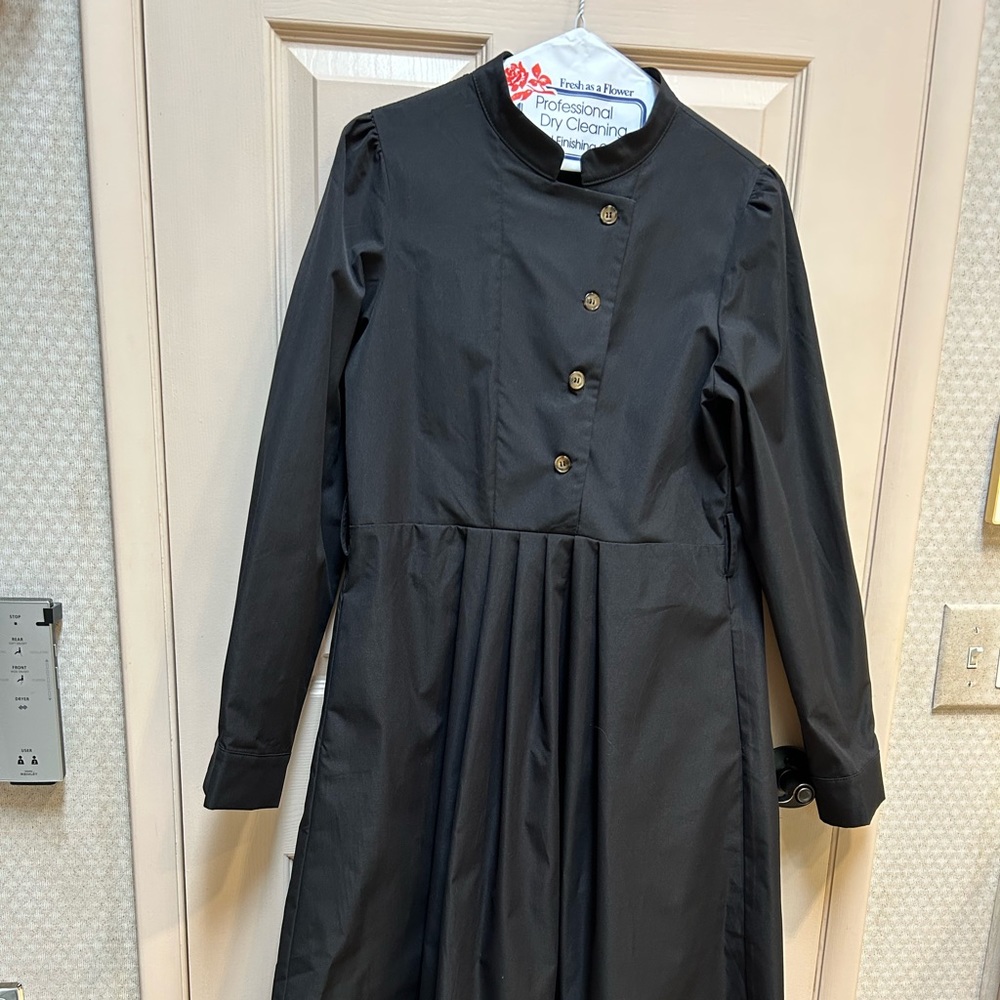 Gracia S shirt dress long sleeve black